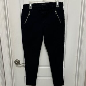 Joe's Jeans Women's size 32 Dark Skinny Jeans with Zipper Accents